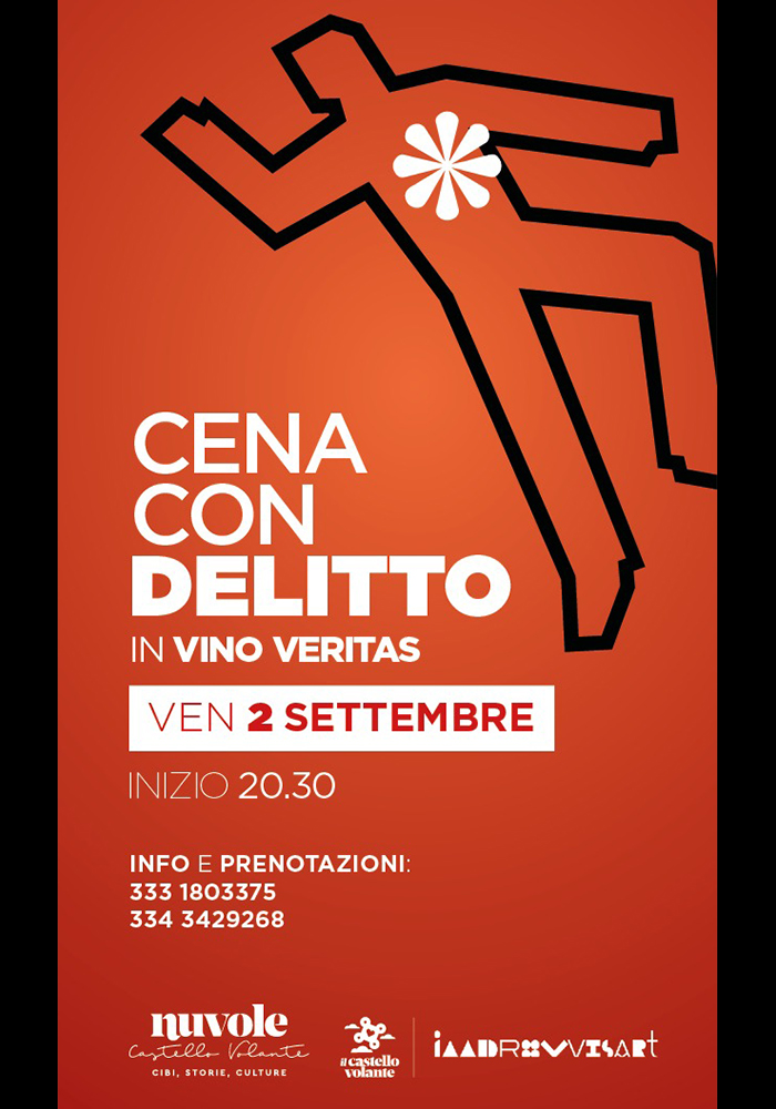 Cena con Delitto "In vino veritas" il 2 settembre al Castello di Corigliano D'Otranto