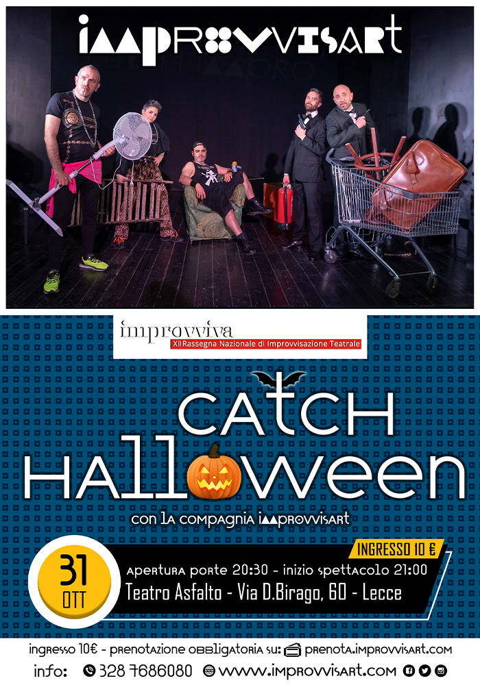 Catch Halloween il 31 ottobre al Teatro Asfalto di Lecce Catch Halloween il 31 ottobre al Teatro Asfalto di Lecce
