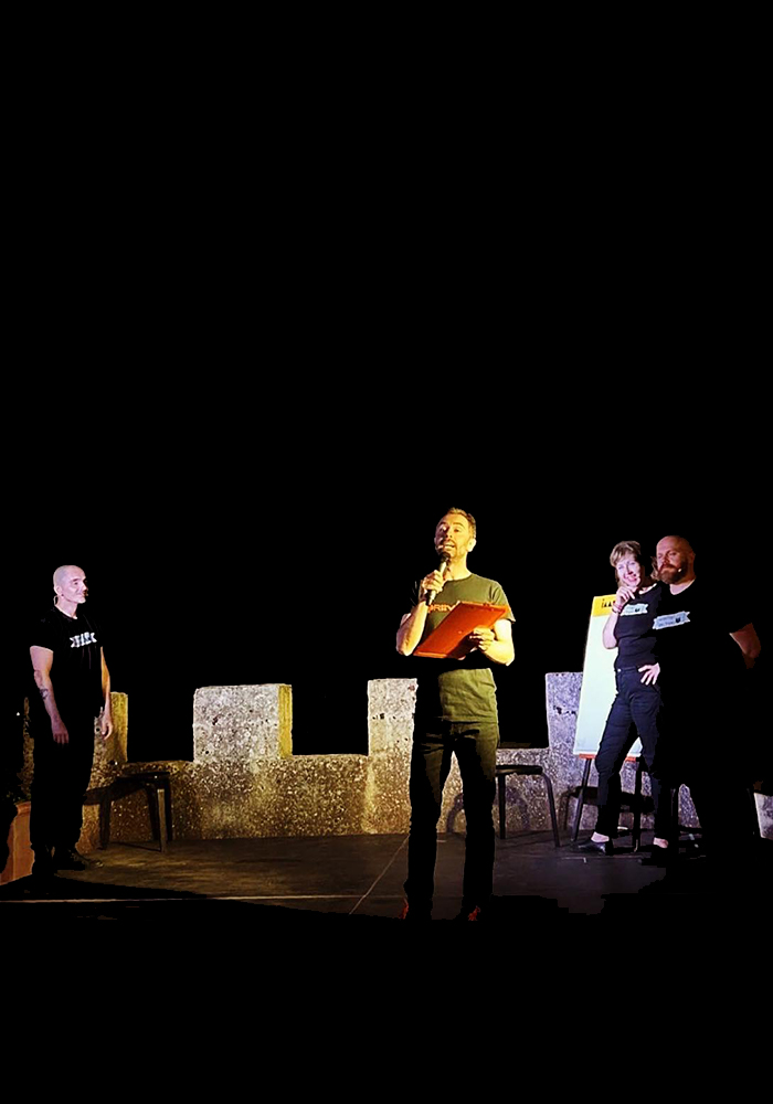 "La Bottega dell'Impro" mercoledì 26 luglio presso Nuvole, il bistrot del Castello di Corigliano D'Otranto "La Bottega dell'Impro" mercoledì 26 luglio presso Nuvole, il bistrot del Castello di Corigliano D'Otranto