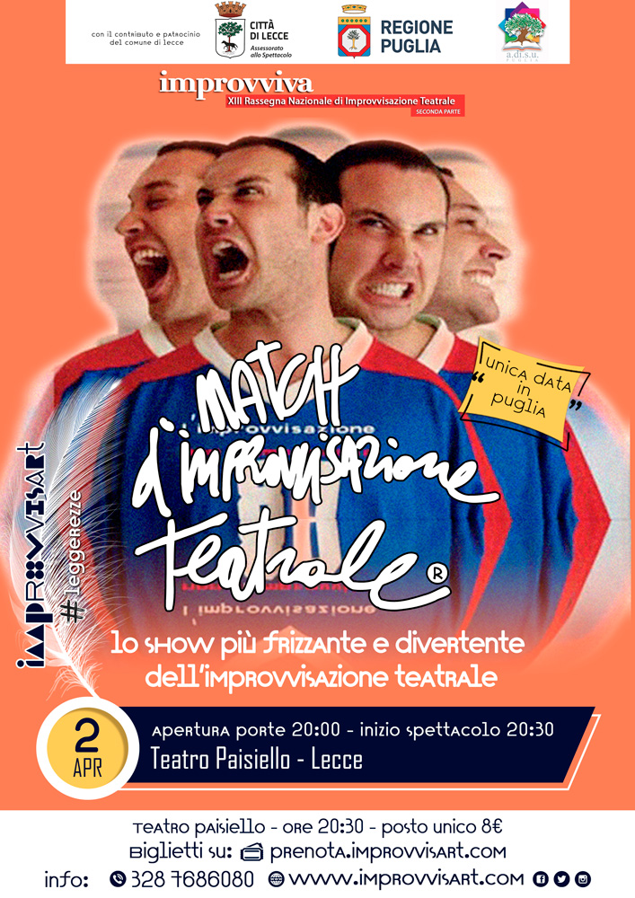 Match d'improvvisazione teatrale - Teatro Paisiello di Lecce Match d'improvvisazione teatrale - Teatro Paisiello di Lecce