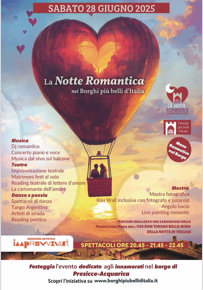 Notte Romantica - Special Candle Light Edition il 28 giugno a Presicce Notte Romantica - Special Candle Light Edition il 28 giugno a Presicce