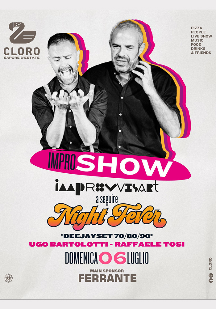 Impro Pool Party domenica 6 luglio al Cloro a Lecce Impro Pool Party domenica 6 luglio al Cloro a Lecce