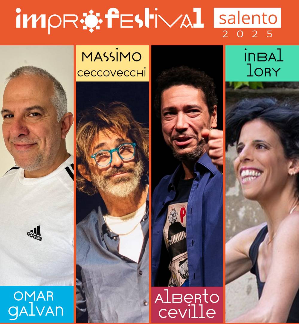 Improfestival Salento 2025 - I maestri dell’improvvisazione teatrale in scena al Teatro Garibaldi Improfestival Salento 2025 - I maestri dell’improvvisazione teatrale in scena al Teatro Garibaldi